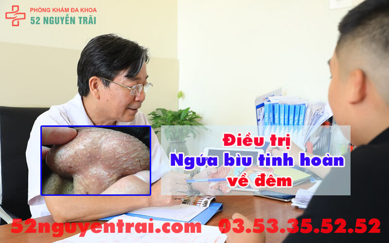 Ngứa bìu tinh hoàn về đêm 1