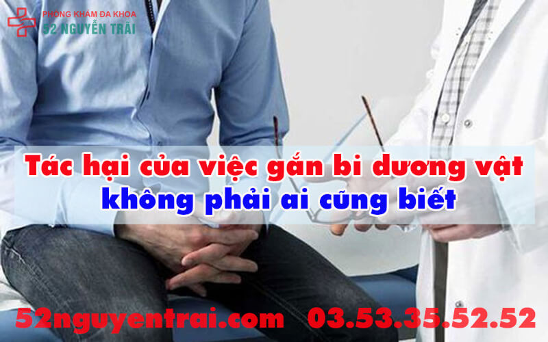 Tác hại của việc gắn bi dương vật 1